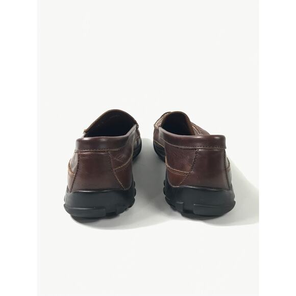 Allen Edmonds Men’s 10D Boulder Venetian Driving Moccasin Loafers Brown - Picture 3 of 11